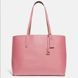 Coach Central Tote w/Signature Canvas Blocking